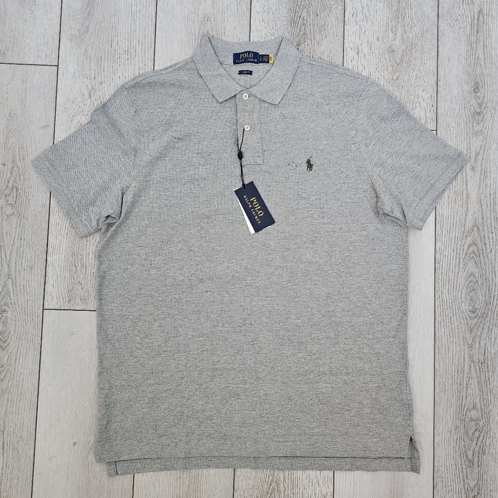 NWT Polo by Ralph Lauren Classic Fit Gray Mens Large